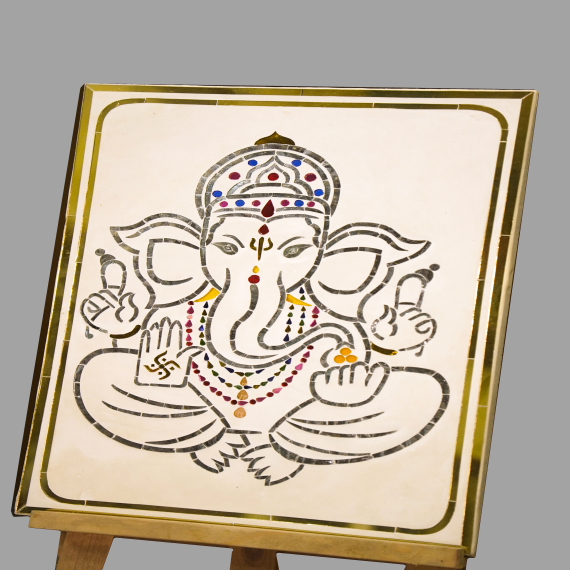 Thikri Art Wall Panel - Detail View