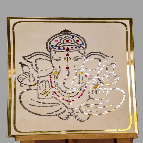 Thikri Art Wall Panel - Detail View