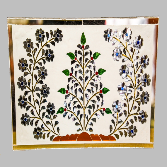 Decorative Flower Wall Pannel - Detail View