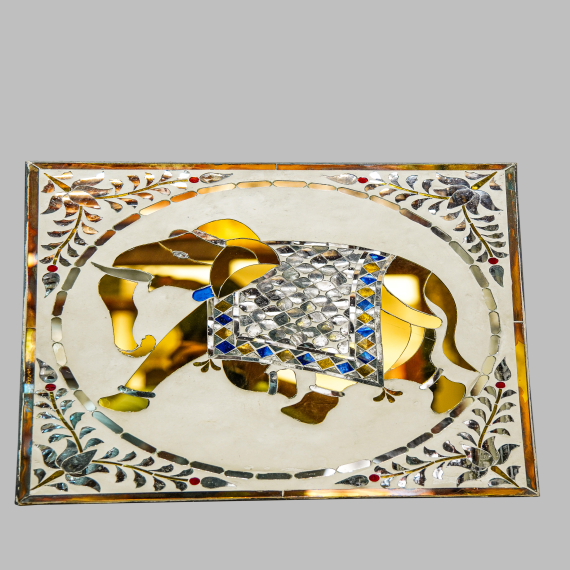 Elephant wall panel - Detail View