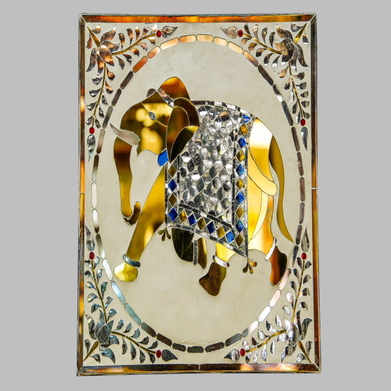 Elephant wall panel - Detail View