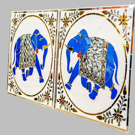 Elephant wall panel - Detail View