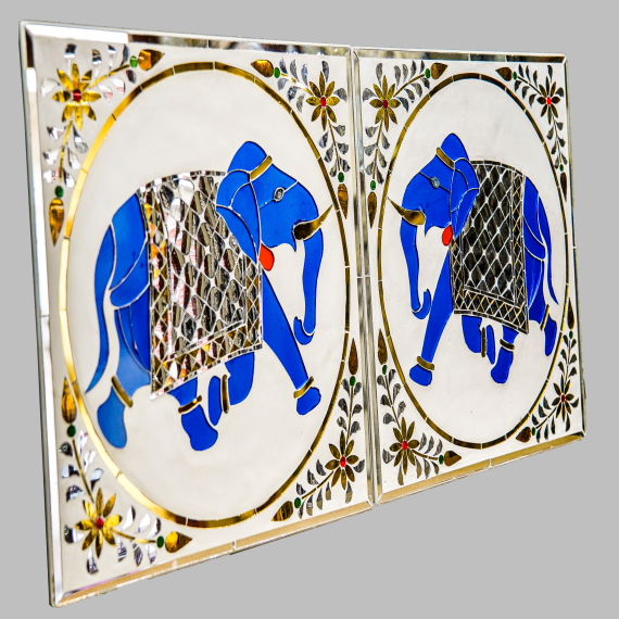 Elephant wall panel - Detail View