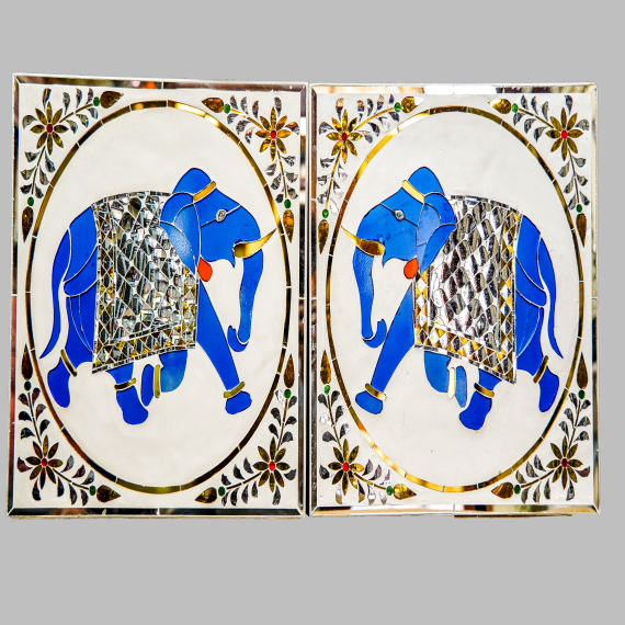 Elephant wall panel - Detail View