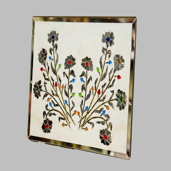 Flowe bunch thikri art wall pannel - Detail View