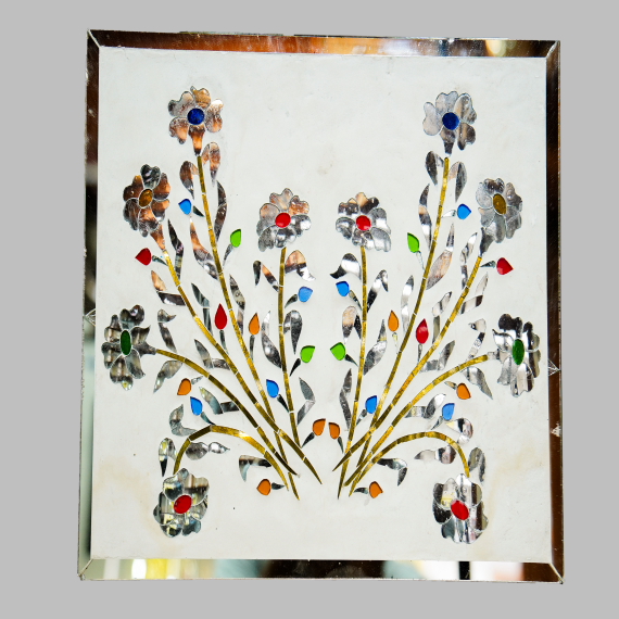 Flowe bunch thikri art wall pannel - Detail View