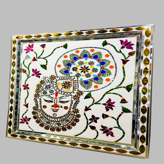 Shree Nath Ji Wall Pannel - Detail View