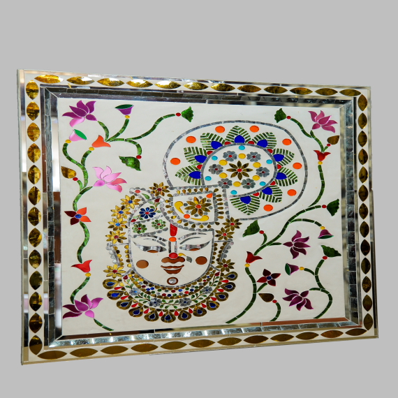 Shree Nath Ji Wall Pannel - Detail View