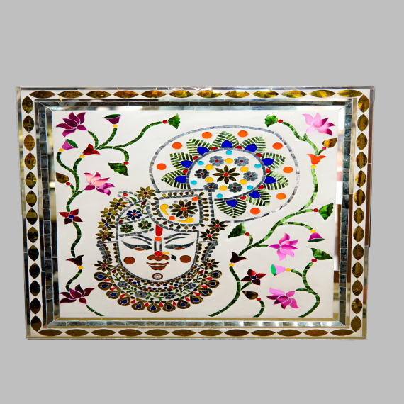 Shree Nath Ji Wall Pannel - Detail View