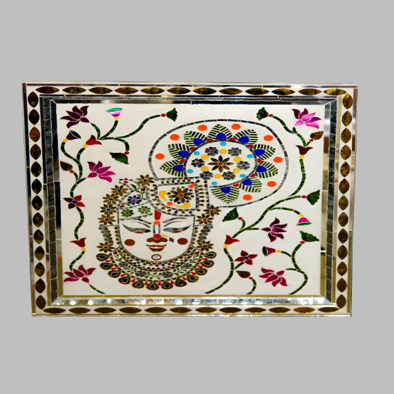 Shree Nath Ji Wall Pannel - Detail View