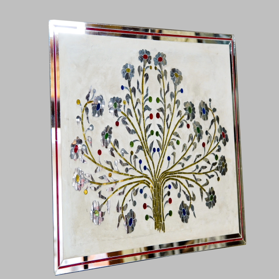 Flower Wall Pannel (miniature work) - Detail View