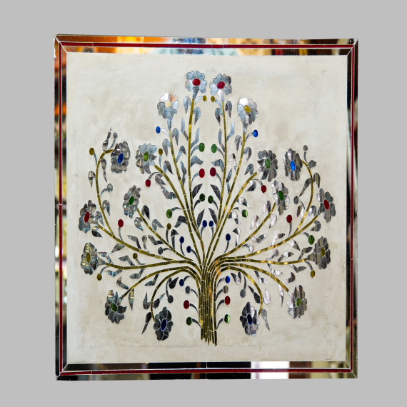 Flower Wall Pannel (miniature work) - Detail View