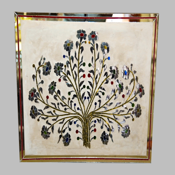 Flower Wall Pannel (miniature work) - Detail View