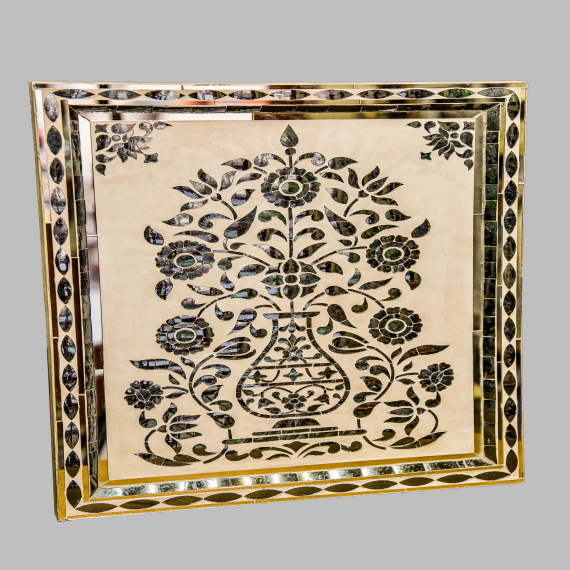 Decorative Flowe Wall Pannel - Detail View