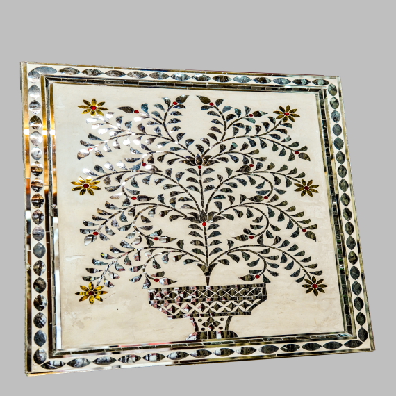 Decorative Flower Wall Pannel - Detail View