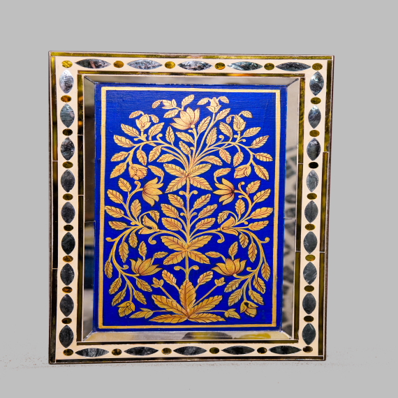 Outside Thikri work & inside Miniature painting wall pannel - Detail View