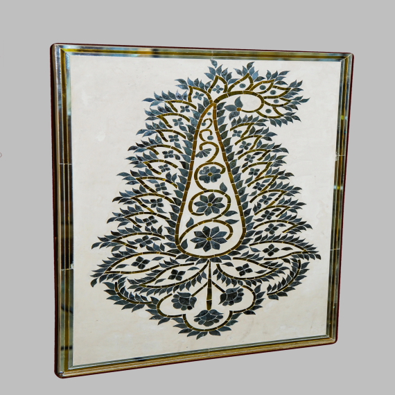 Decorative Flower Wall Pannel - Detail View