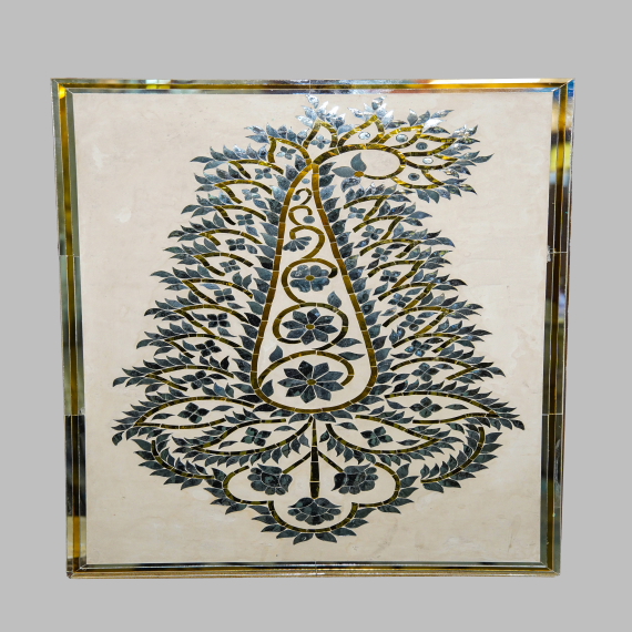 Decorative Flower Wall Pannel - Detail View