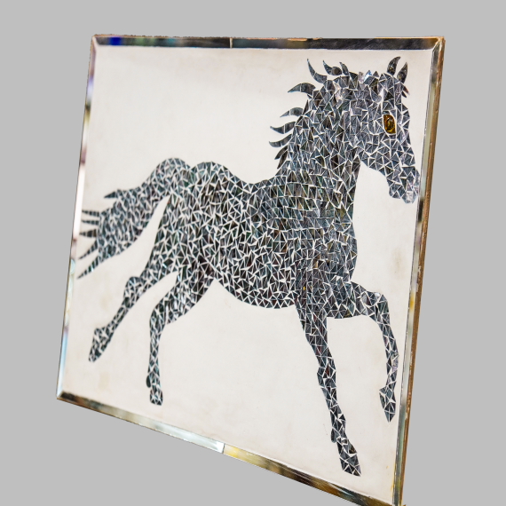 Running Hours Decorative Glass Wall Pannel