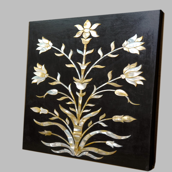 Mother Of Pearl Inlay Wall Panel